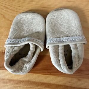 Leather baby shoes (size 4)